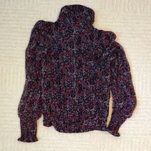 Evereve Multicolor Cowl Neck Sweater